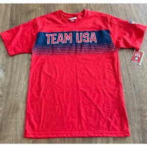 Team USA Olympic TShirt Red Short Sleeve Size XL 18/20 Official Licensed Apparel